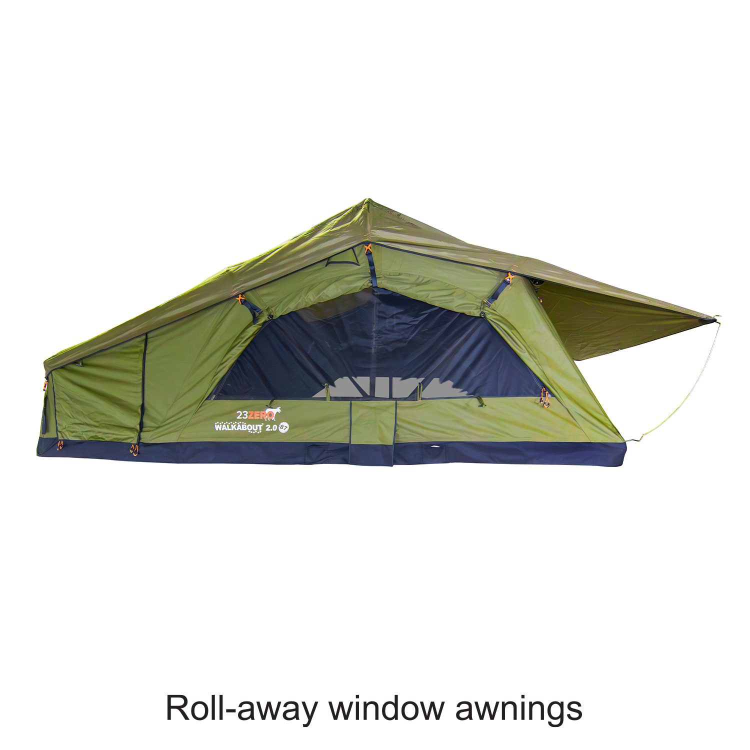 Walkabout 87 2.0 Soft Shell Rooftop Tent for 6 Adults | 23ZERO