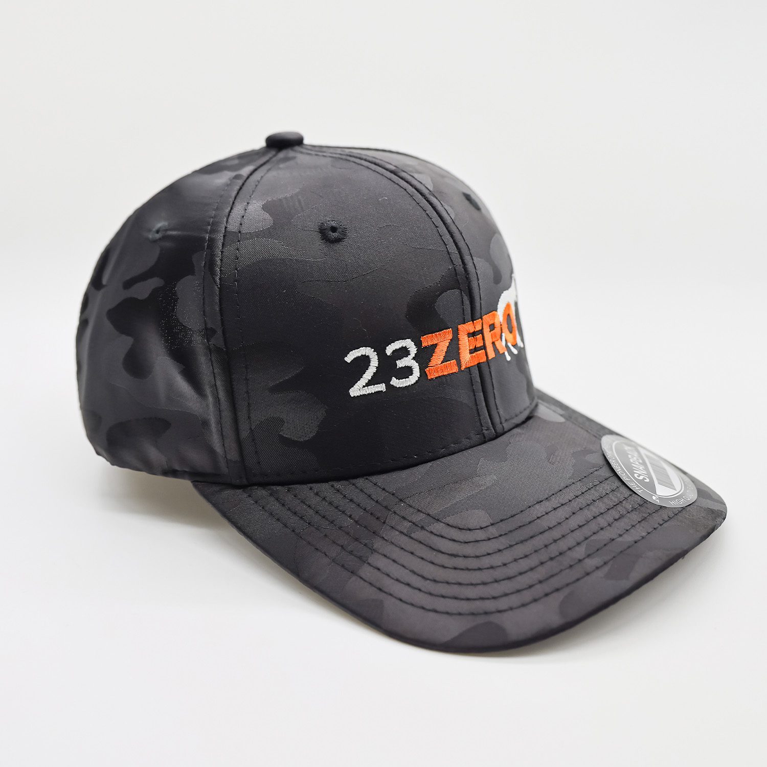 23Zero Black Camo Adjustable Hat | Low Profile Outdoor Hat