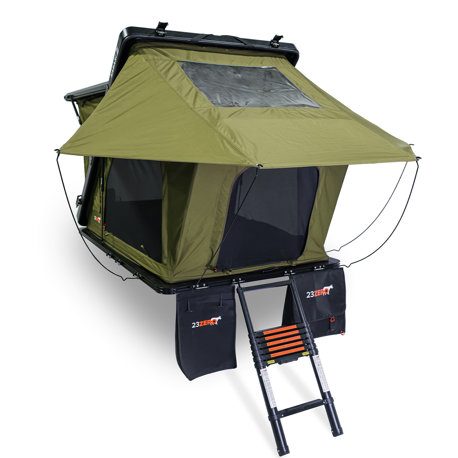 Kabari Z Aluminum Clamshell Z-Lift Rooftop Tent | 23Zero