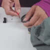Gear Aid Zipper Repair Kit in action Gear Aid Zipper Repair Kit in action