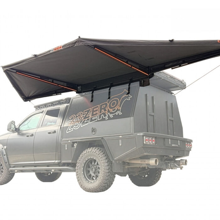 180 Freestanding Awning | 23Zero Onyx 180° Vehicle Awning